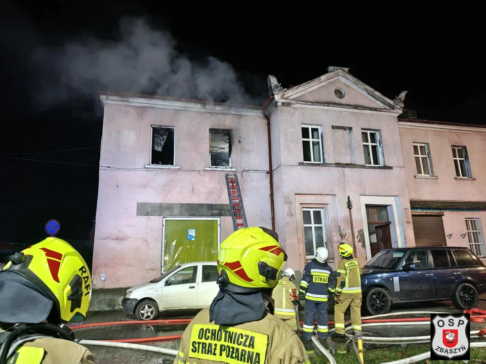 Pożar budynku mieszkalnego w Zbąszyniu