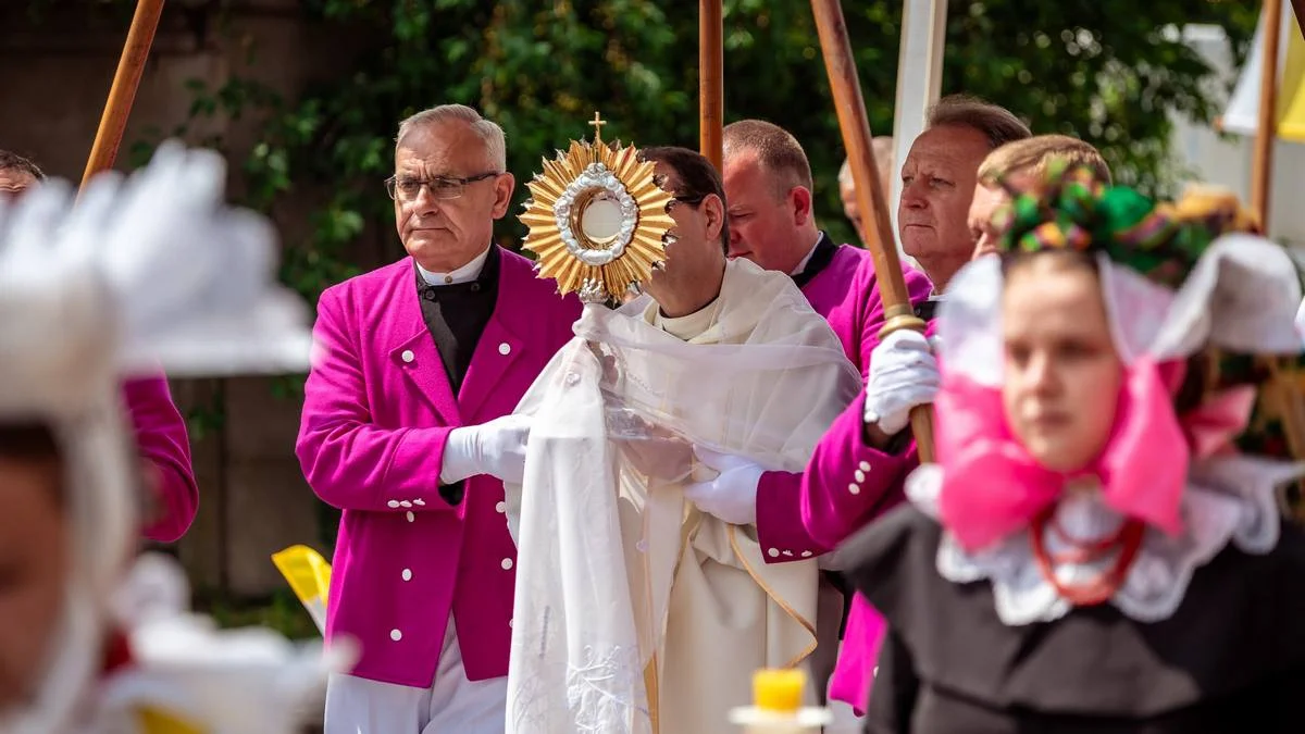 Procesja Bożego Ciała w Domachowie