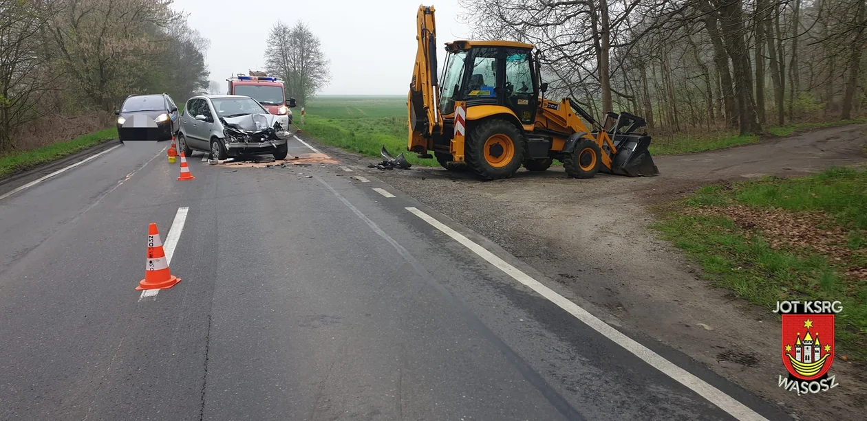 Wypadek na DK36 w powiecie górowskim