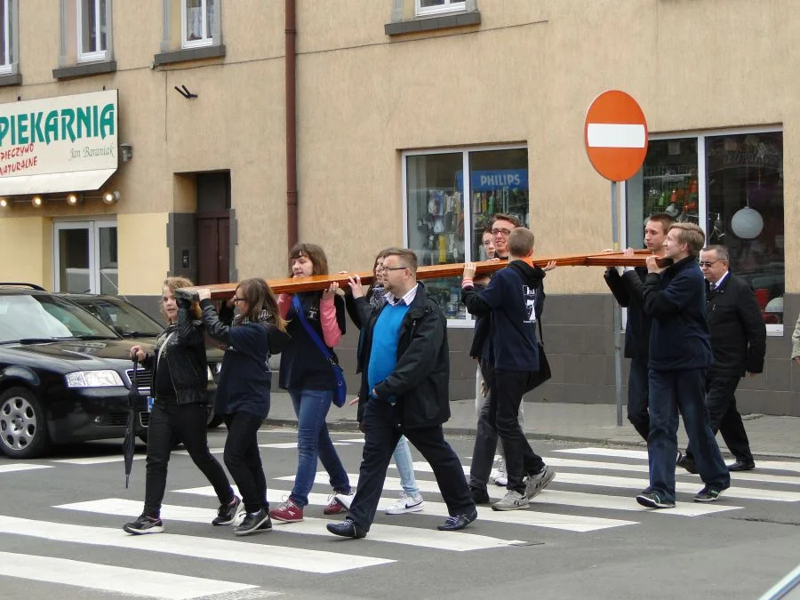 Symbole Światowych Dni Młodzieży w Jarocinie (2014)