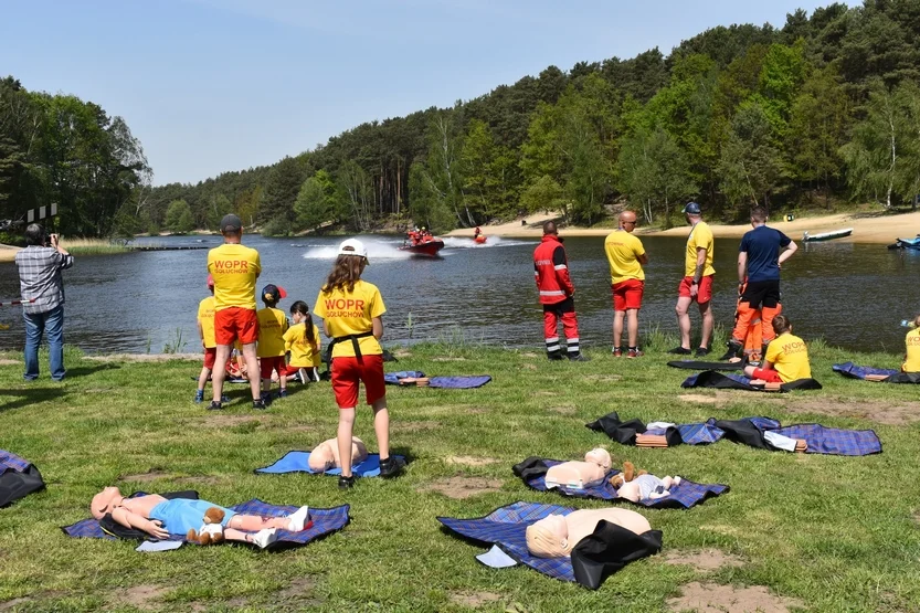 WOPR Gołuchów i OSP Chocz na pikniku służb ratowniczych w Kobylej Górze