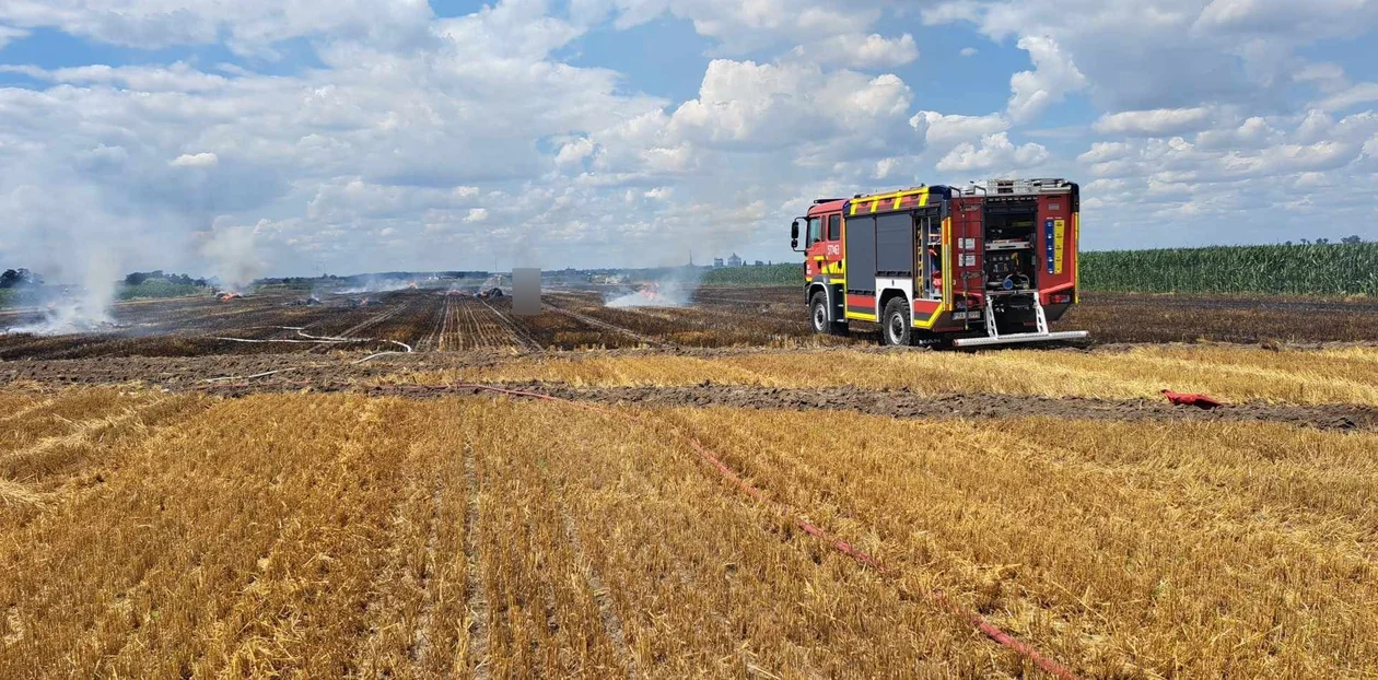 Pożar pod Niemarzynem