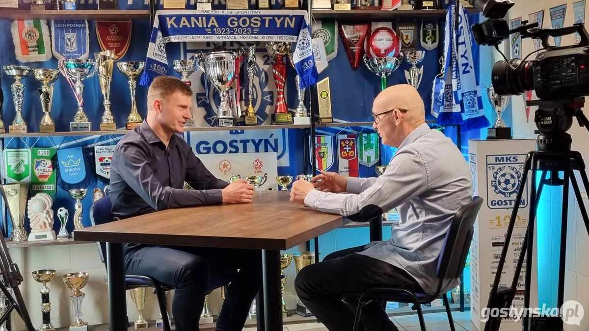 Andrzej Juskowiak i Canal + Sport w Gostyniu