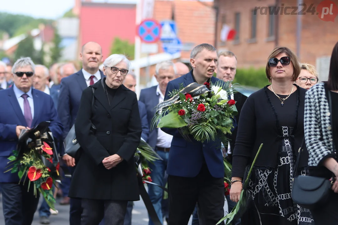 Delegacje na ceremonii pogrzebowej śp. Kazimierza Chudego