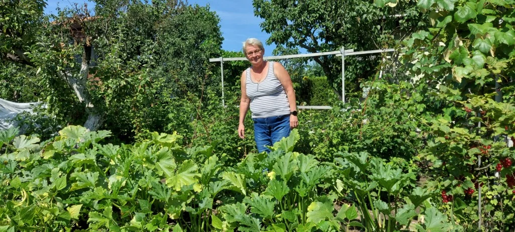 Urszula Strzelczyk z Jarocina. Pocztowiec, która spełnia się w ogrodzie