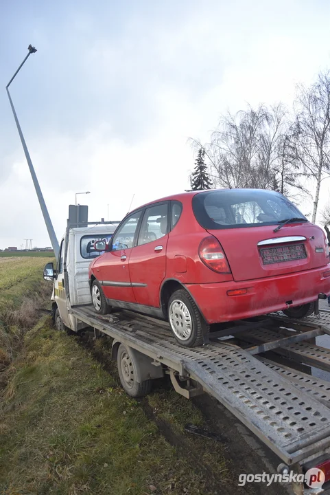 Zderzenie auto-lawety ze skodą w Sikorzynie