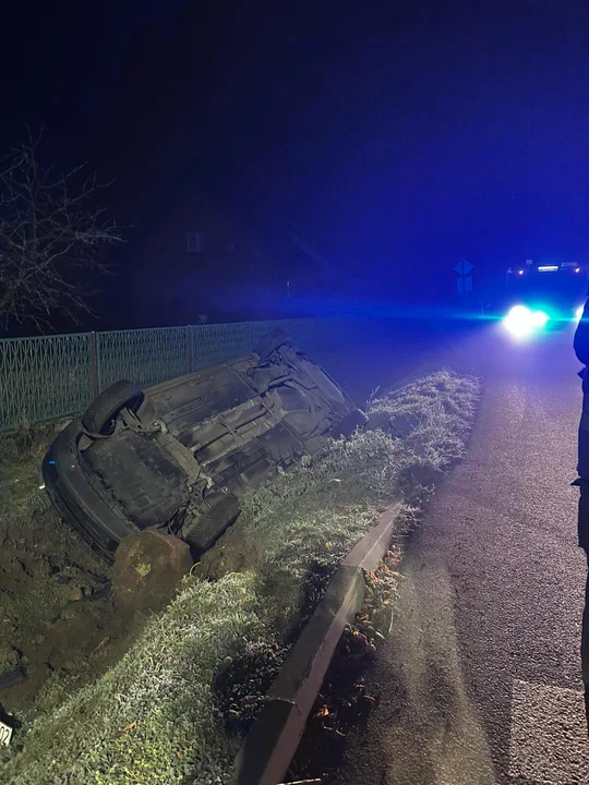 Dachowanie volkswagena w Skoraszewicach