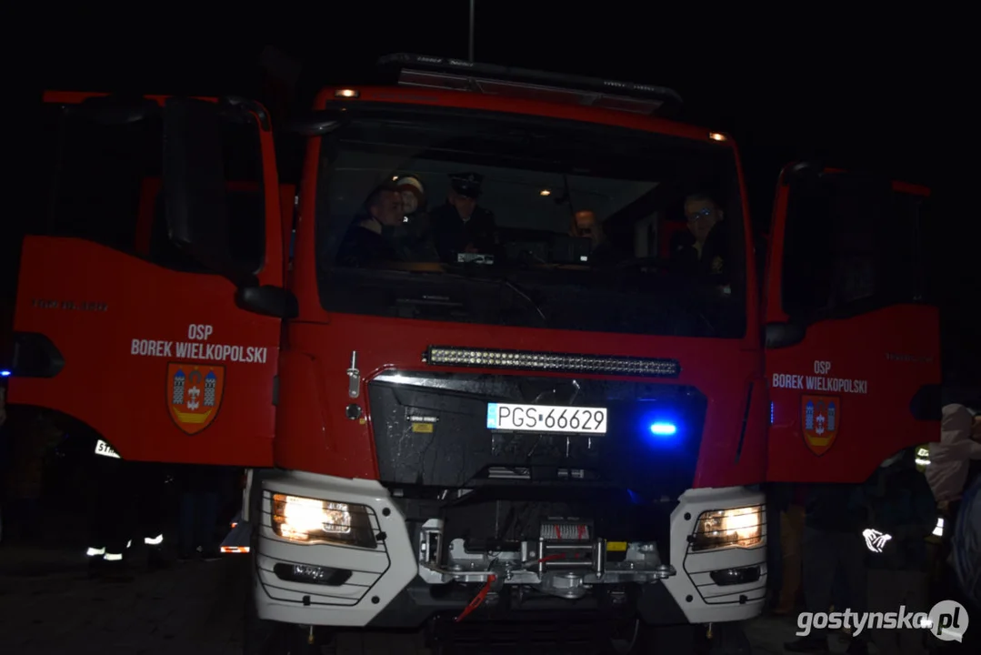 Nowy wóz strażacki MAN dla jednostki Ochotniczej Straży Pożarnej w Borku Wlkp.