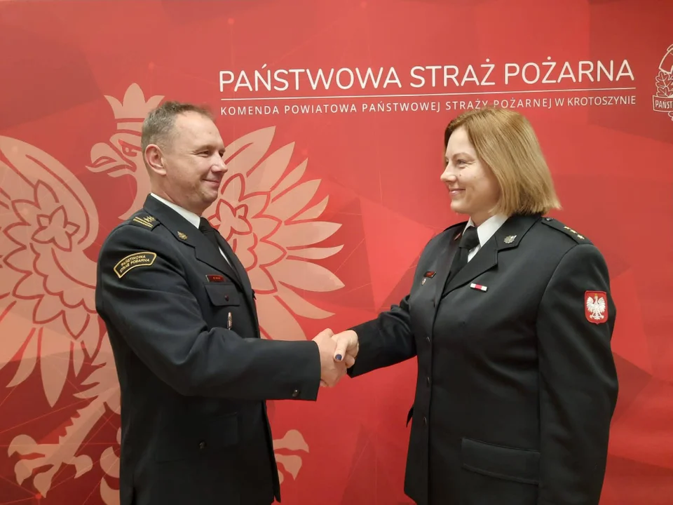 Krotoszyn. Strażacy zawodowi awansowali