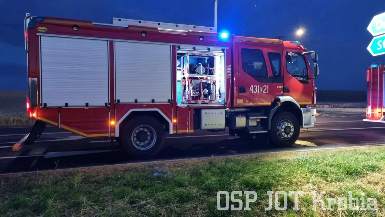 Groźny wypadek na DW434