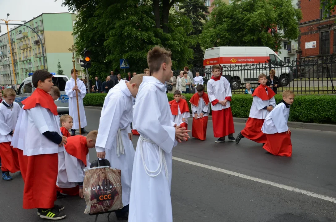 Procesja Bożego Ciała ulicami Krotoszyna w 2016 roku