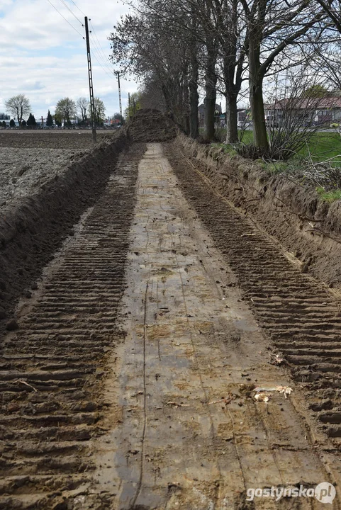 Budowa ścieżki pieszo-rowerowej przy ul. Poznańskiej w Krobi