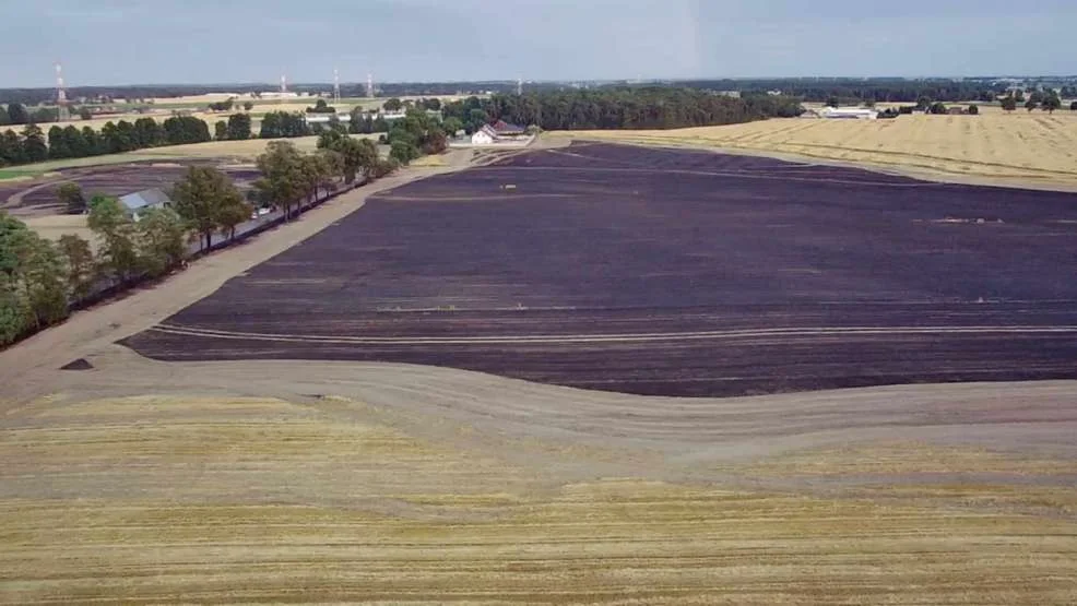 Pożar w Boguszynku w gminie Nowe Miasto