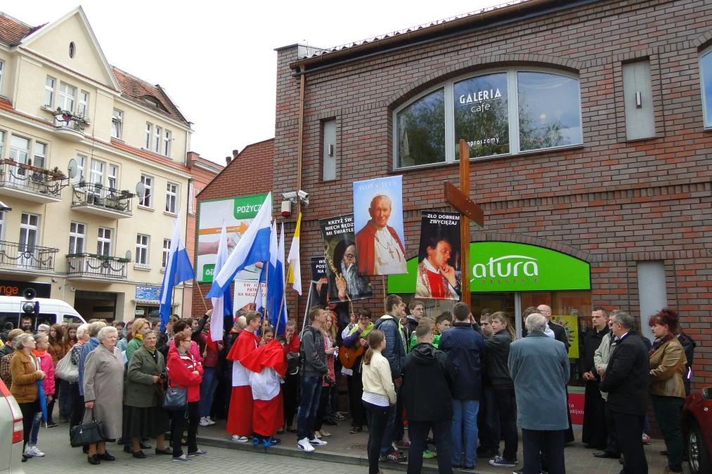 Symbole Światowych Dni Młodzieży w Jarocinie (2014)