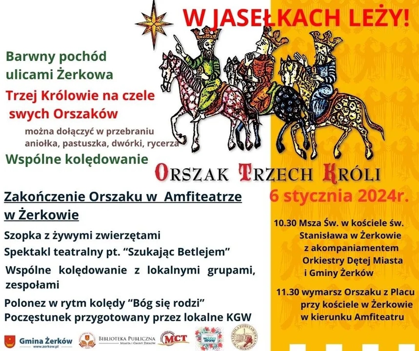 Jarocińskie Kolędowanie wraca na Rynek. Zobacz, gdzie jeszcze odbędą się Orszaki Trzech Króli