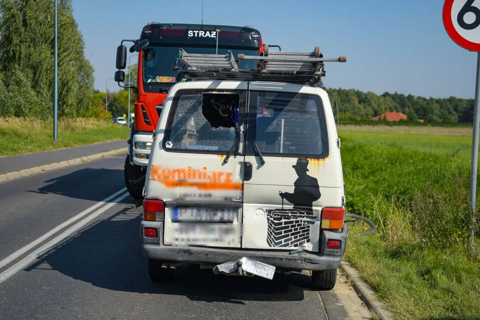 Wypadek na drodze Annapol - Wilkowyja