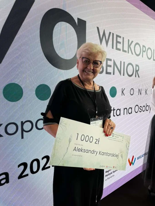 Tytuł „Viva! Wielkopolski Senior” dla Aleksandry Kantorskiej z Jarocina