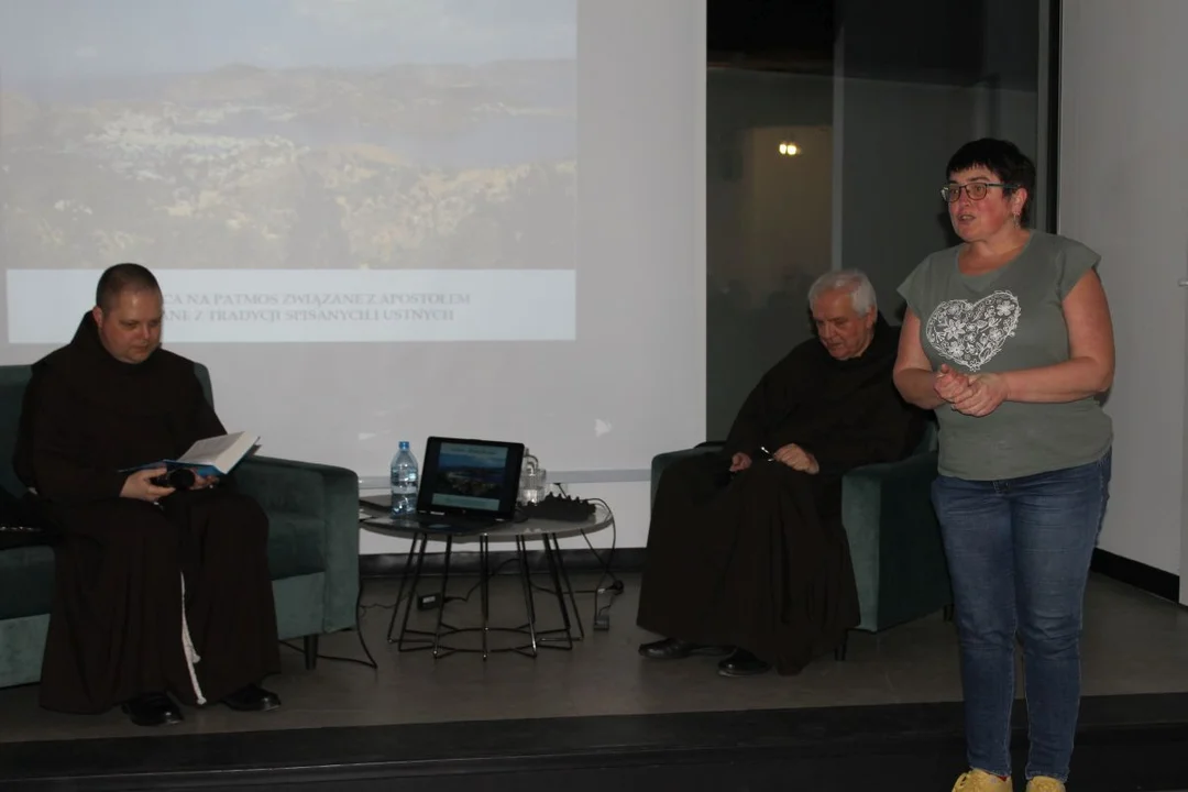 Spotkanie z biblistą - ojcem Adamem Sikorą na temat książki "Patmos - wyspa św. Jana"