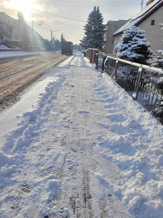 Zima w Gostyniu - zasypane śniegiem miasto