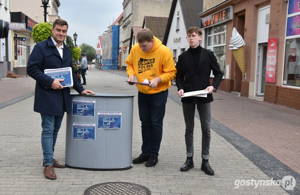 Gostyń. Zbieranie podpisów pod obywatelskim projektem nowelizacji ustawy o rentach socjalnych