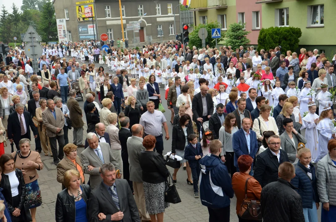 Procesja Bożego Ciała ulicami Krotoszyna w 2016 roku