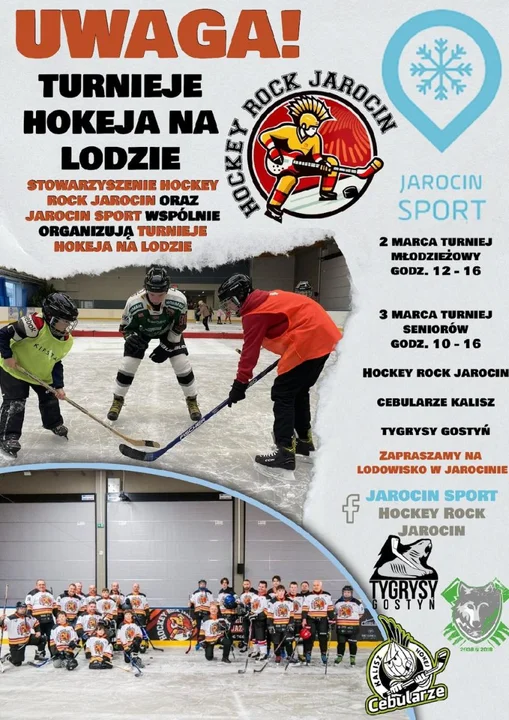 Turniej hokej na lodzie w Jarocinie