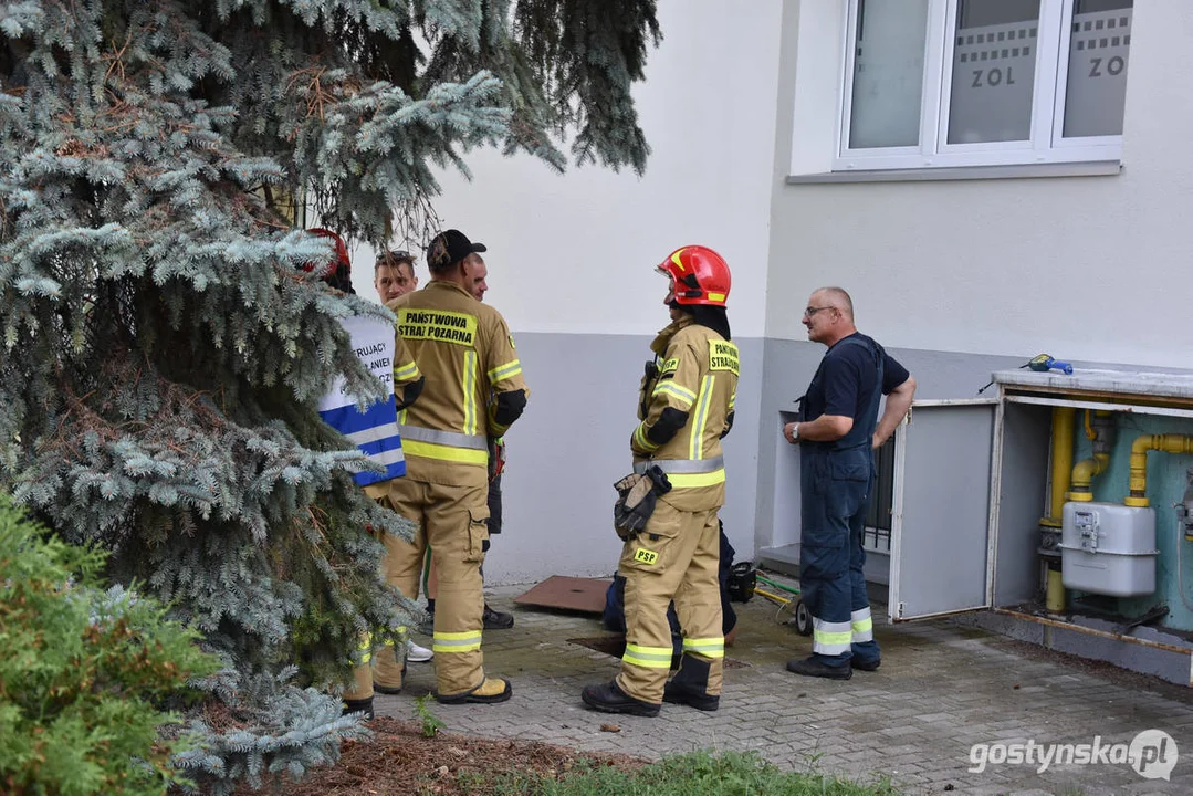 Gaz ulatniał się w budynku SP ZOZ w Gostyniu