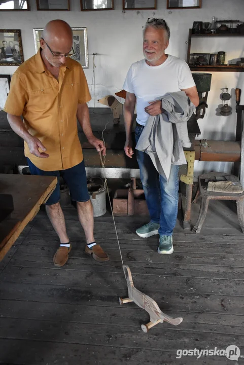 Martin Widmark w Muzeum Stolarstwa i Biskupizny w Krobi