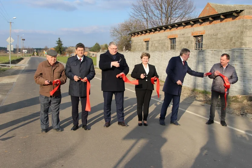 Otwarcie drogi w Rudzie Wieczyńskiej