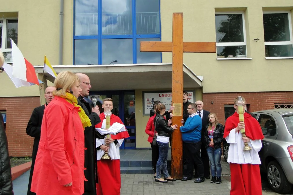 Symbole Światowych Dni Młodzieży w Jarocinie (2014)