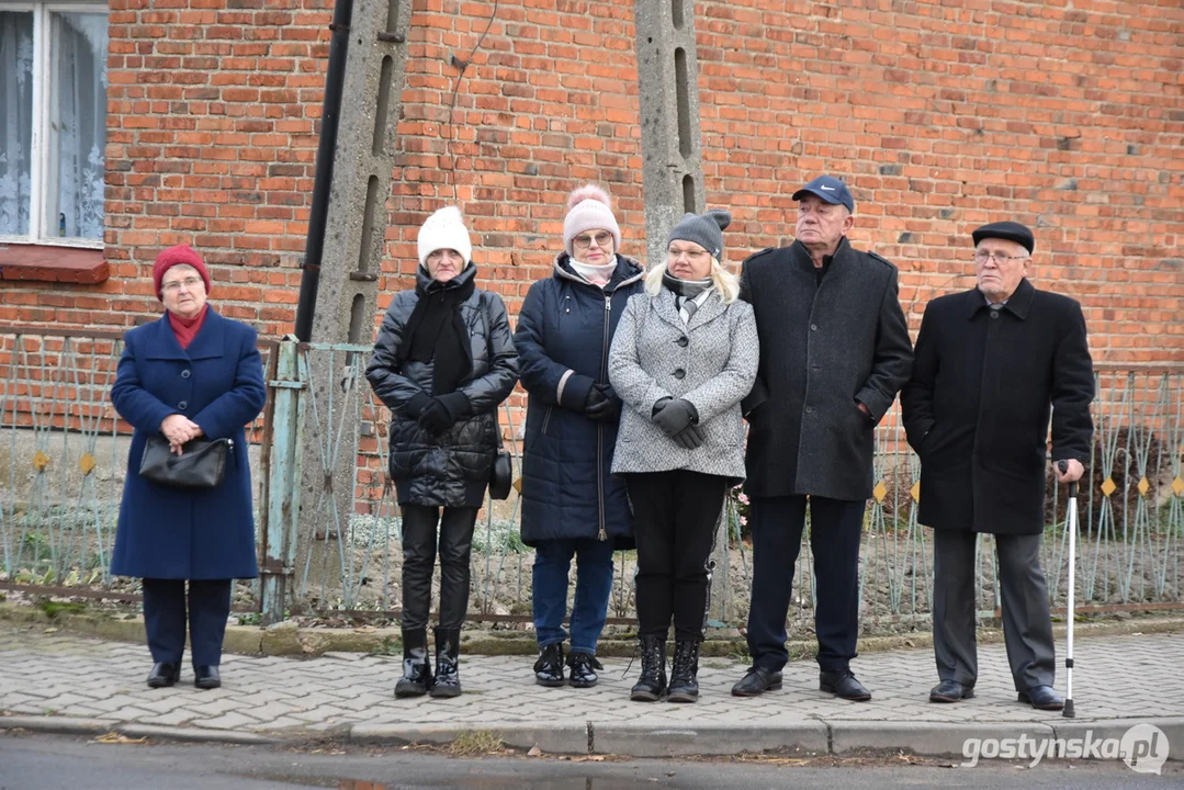 Poświęcenie kapliczki maryjnej w Bruczkowie (gm. Borek Wlkp.)