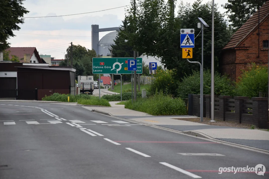 Oficjalne zakończenie remontu ul. Strzeleckiej w Gostyniu