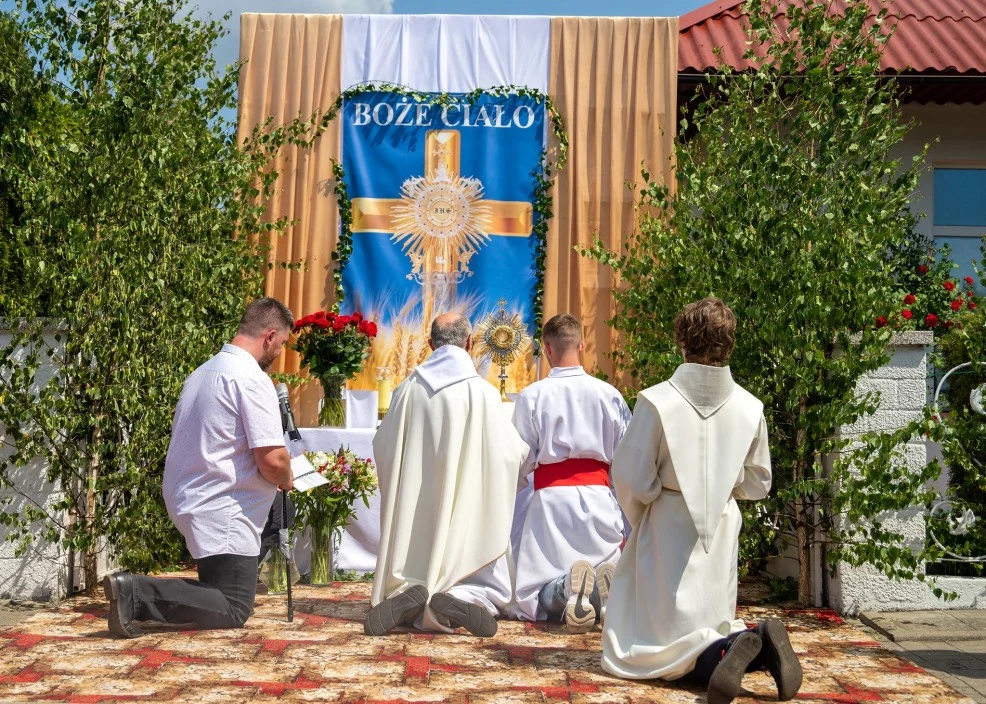 Procesja Bożego Ciała w Choczu