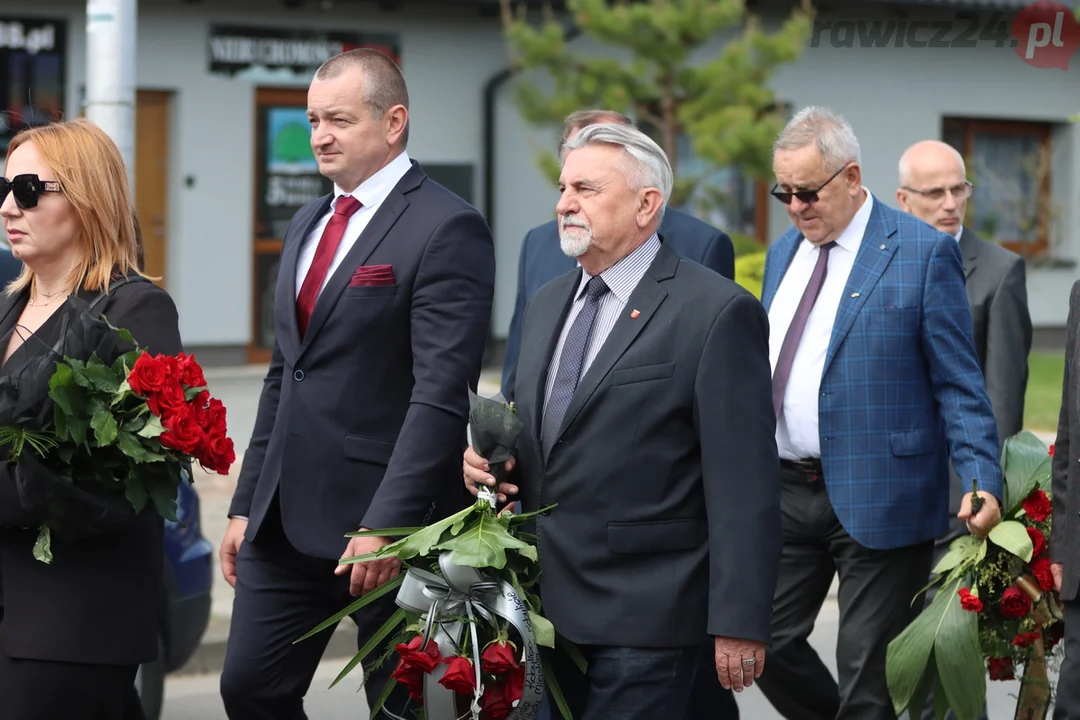 Delegacje na ceremonii pogrzebowej śp. Kazimierza Chudego