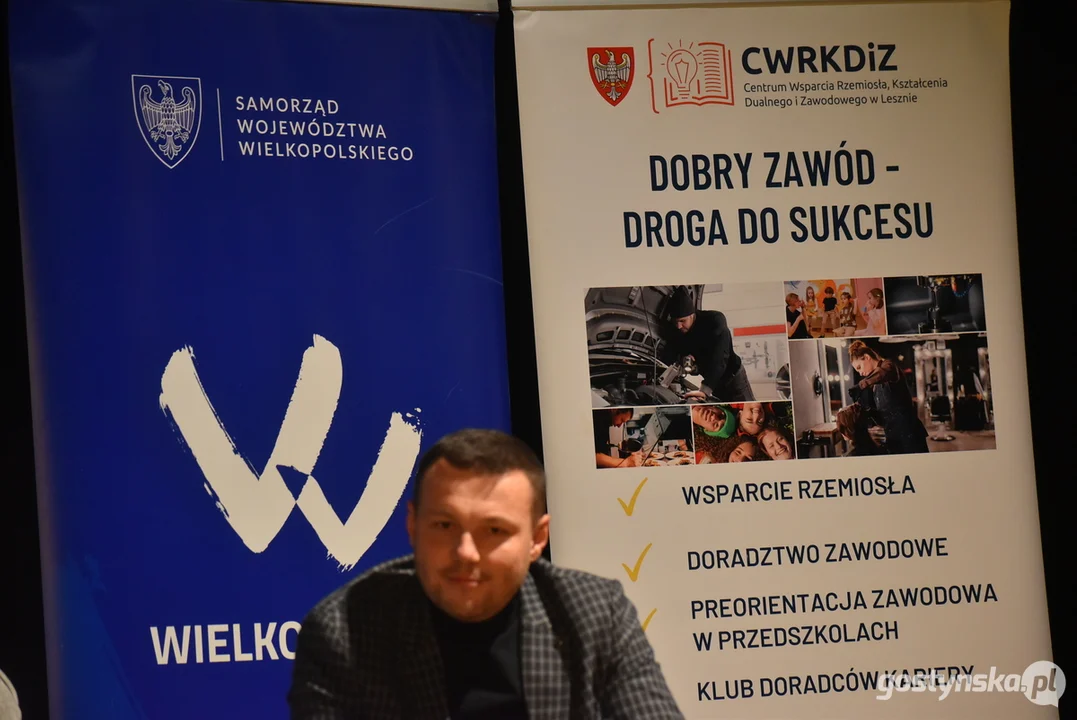 Panel "Młodzi i przedsiębiorczy" w ZSOiZ w Krobi