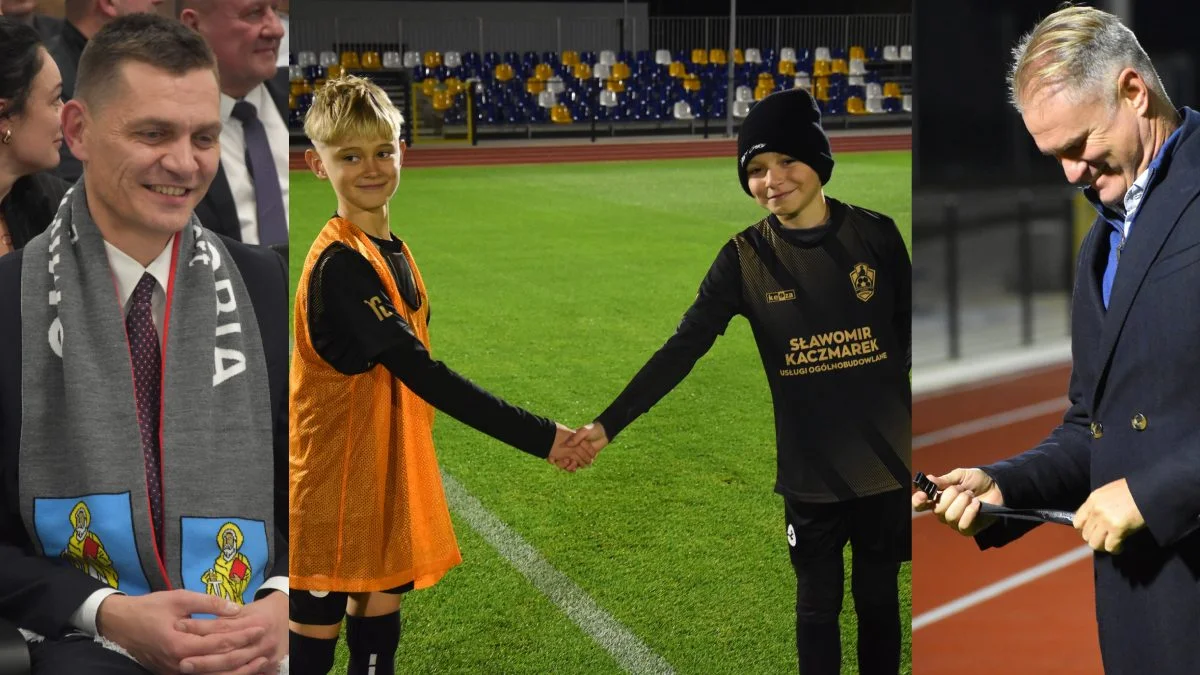 Otwarcie nowego stadionu sportowego w Krobi 2025. Zamiast przecięcia wstęgi odgwizdali początek nowej epoki - Zdjęcie główne