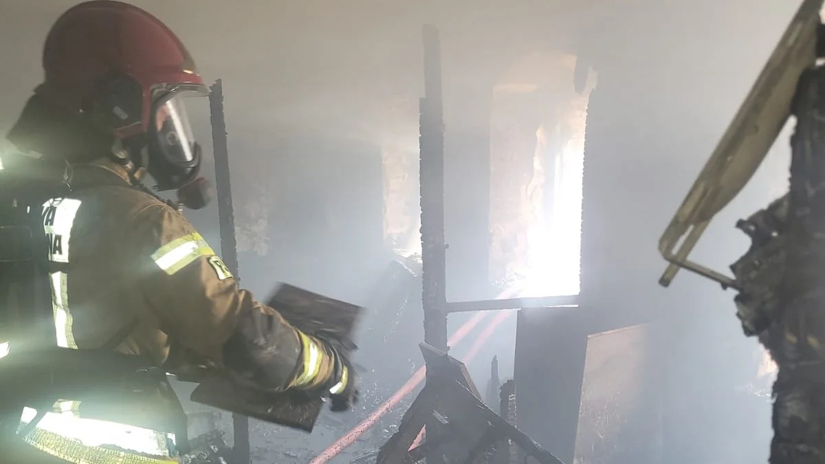 Pożar w Konarach. Strażacy w akcji gaśniczej [ZDJĘCIA] - Zdjęcie główne
