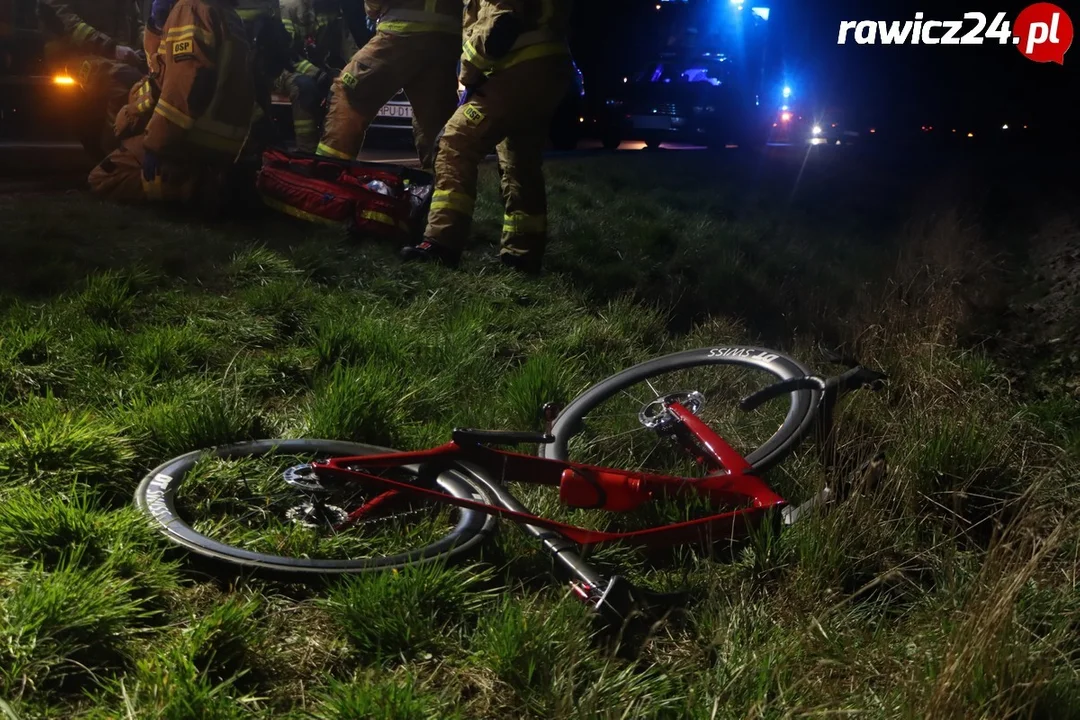 Wypadek rowerzystów, gmina Miejska Górka