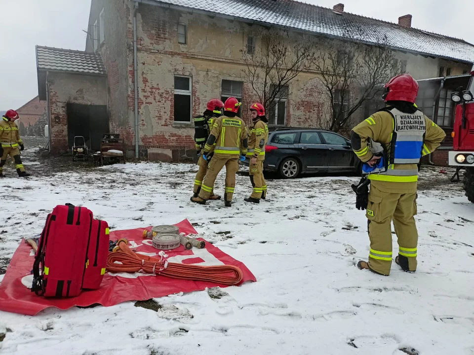 Pożar w Dusznej Górce