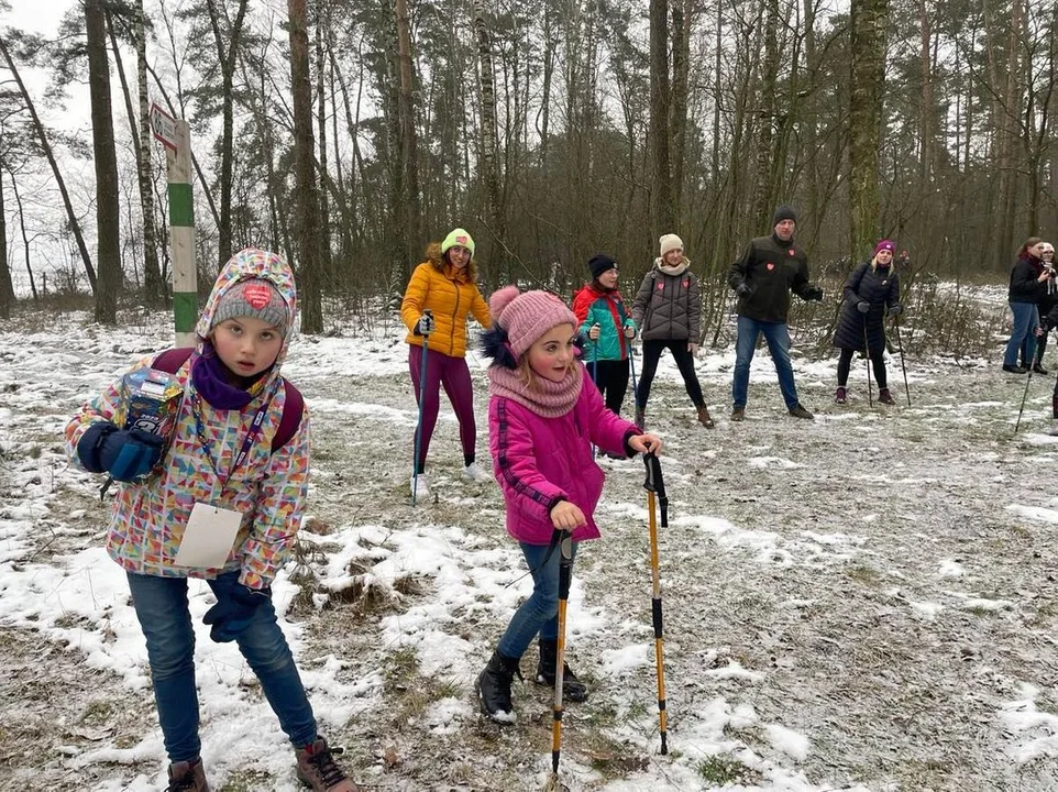 W Żerkowie w ramach 31. Finału WOŚP odbył się Marsz Nordic Walking