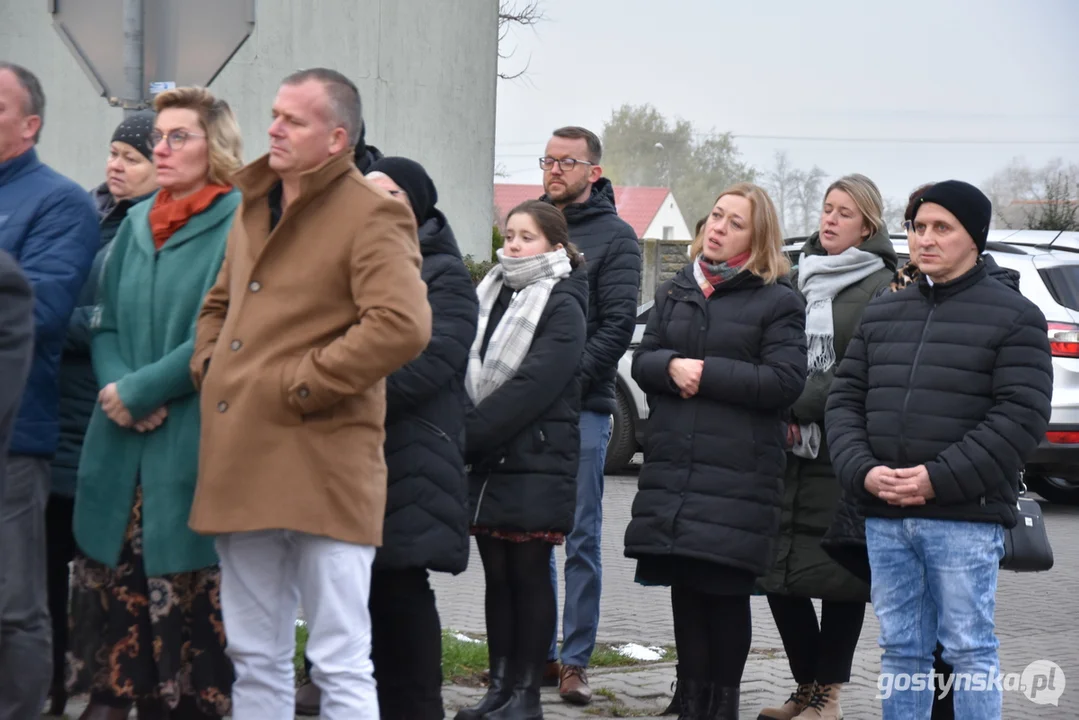 Poświęcenie kapliczki maryjnej w Bruczkowie (gm. Borek Wlkp.)