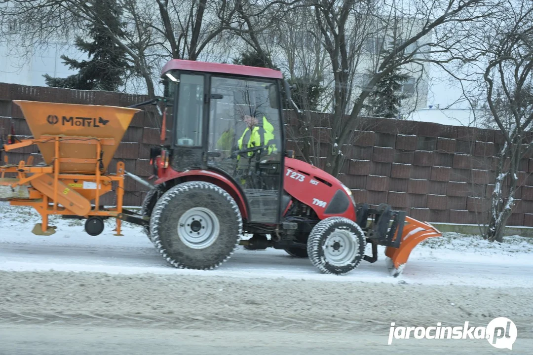 Zima 2026. Służby w akcji w Jarocinie i okolicy