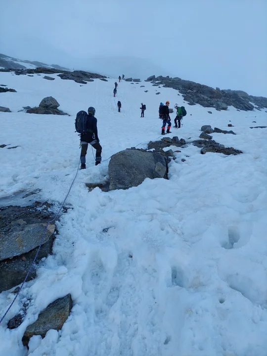 Ultramaratończyk Rafał Przybył z Bodzewka Pierwszego zdobył Mont Blanc