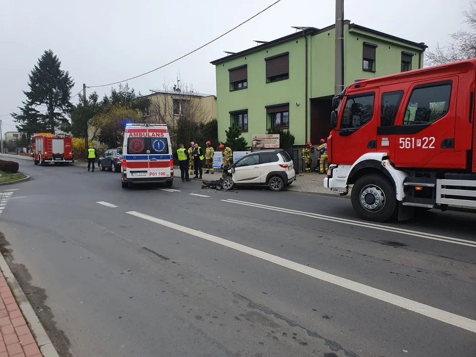 Kolizja na Zachodniej w Pleszewie