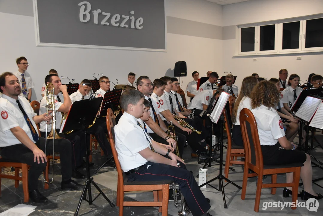 Orkiestra Dęta Miasta i Gminy Gostyń. Koncert dla darczyńców w Brzeziu