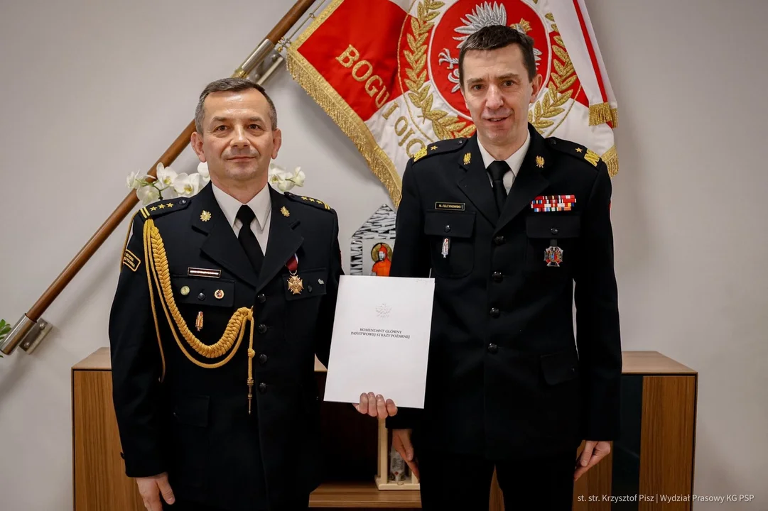 Jacek Strużyński nowym komendantem wojewódzkim strażaków