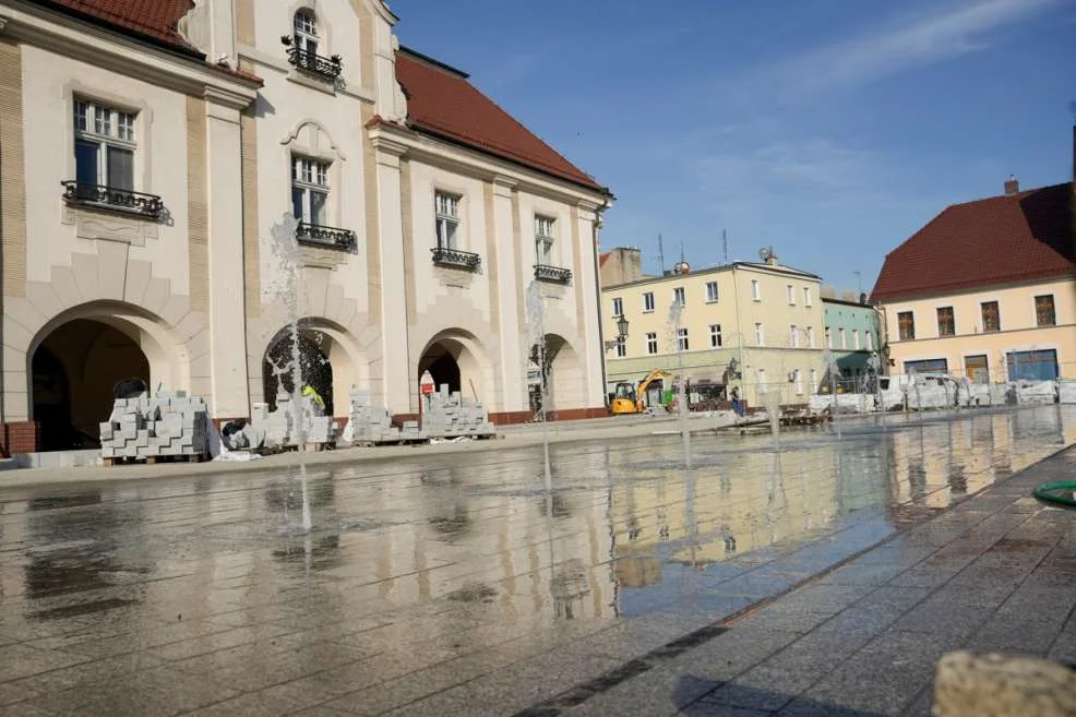 Fontanna na rynku w Jarocinie