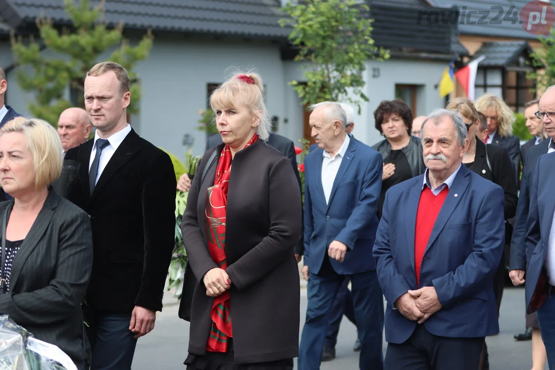 Delegacje na ceremonii pogrzebowej śp. Kazimierza Chudego