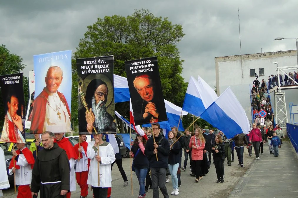 Symbole Światowych Dni Młodzieży w Jarocinie (2014)