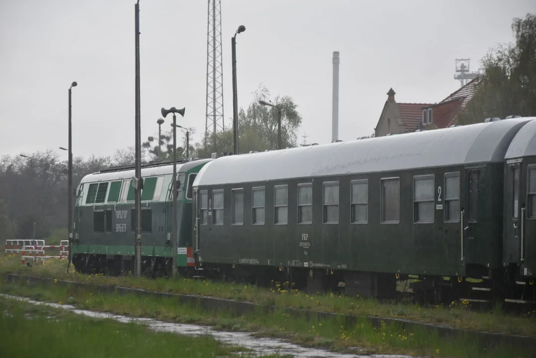 Pociąg turystyczny Baszta na linii Gostyń - Leszno